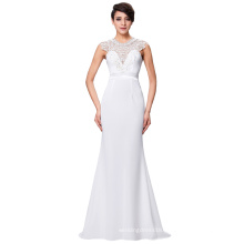 Kate Kasin Floor-Length Sleeveless Spandex Long White Prom Dress Party Dress Evening Dress 8 Size US 2~16 KK000146-1
